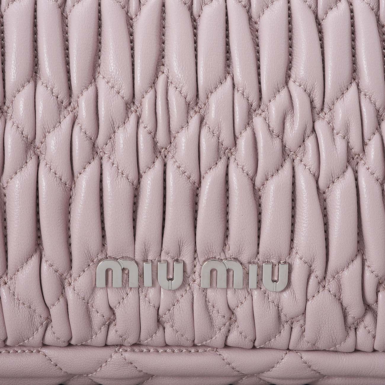 MIU MIU(USED)미우미우 마테라쎄 크리스탈 숄더백
